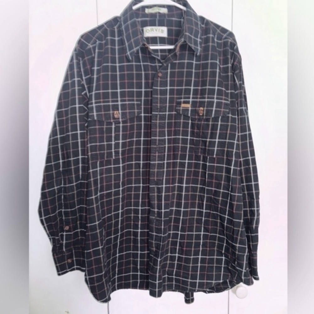 ORVIS long sleeve button up men’s size large